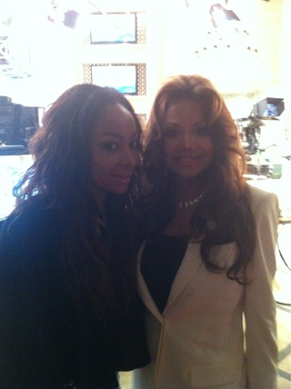 Illustration for article titled La Toya Jackson Hung Out With Everyone Today
